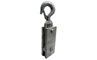 Snatch Block, 2 Part with 1.5T Swivel, 4" SHEAVE