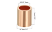 Cable Stop, 3/16 Copper Cable Stop, 3/16 Copper