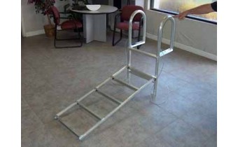4' Aluminum Dock Ladder, Slide