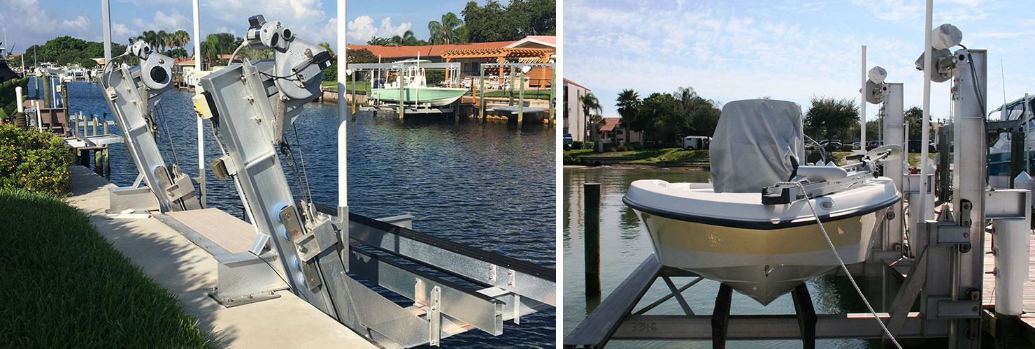 a boat on a dock