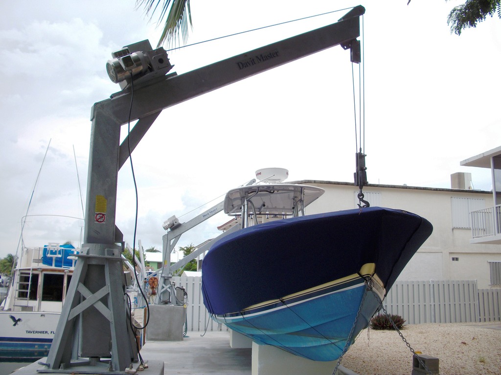 davit system for sailboat